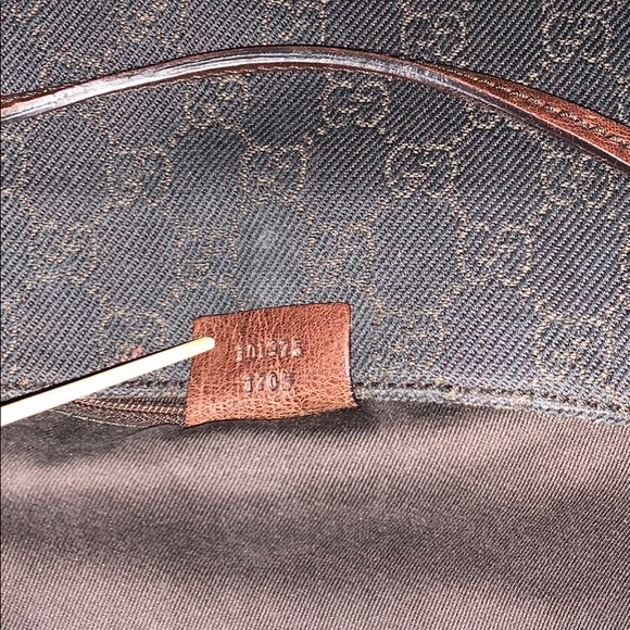 Vintage Gucci GG black canvas & leather Handbag - Picture 6 of 8